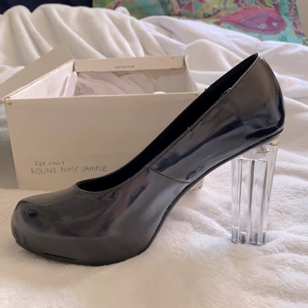 Slow And Steady Wins The Race Lucite Pumps Sample